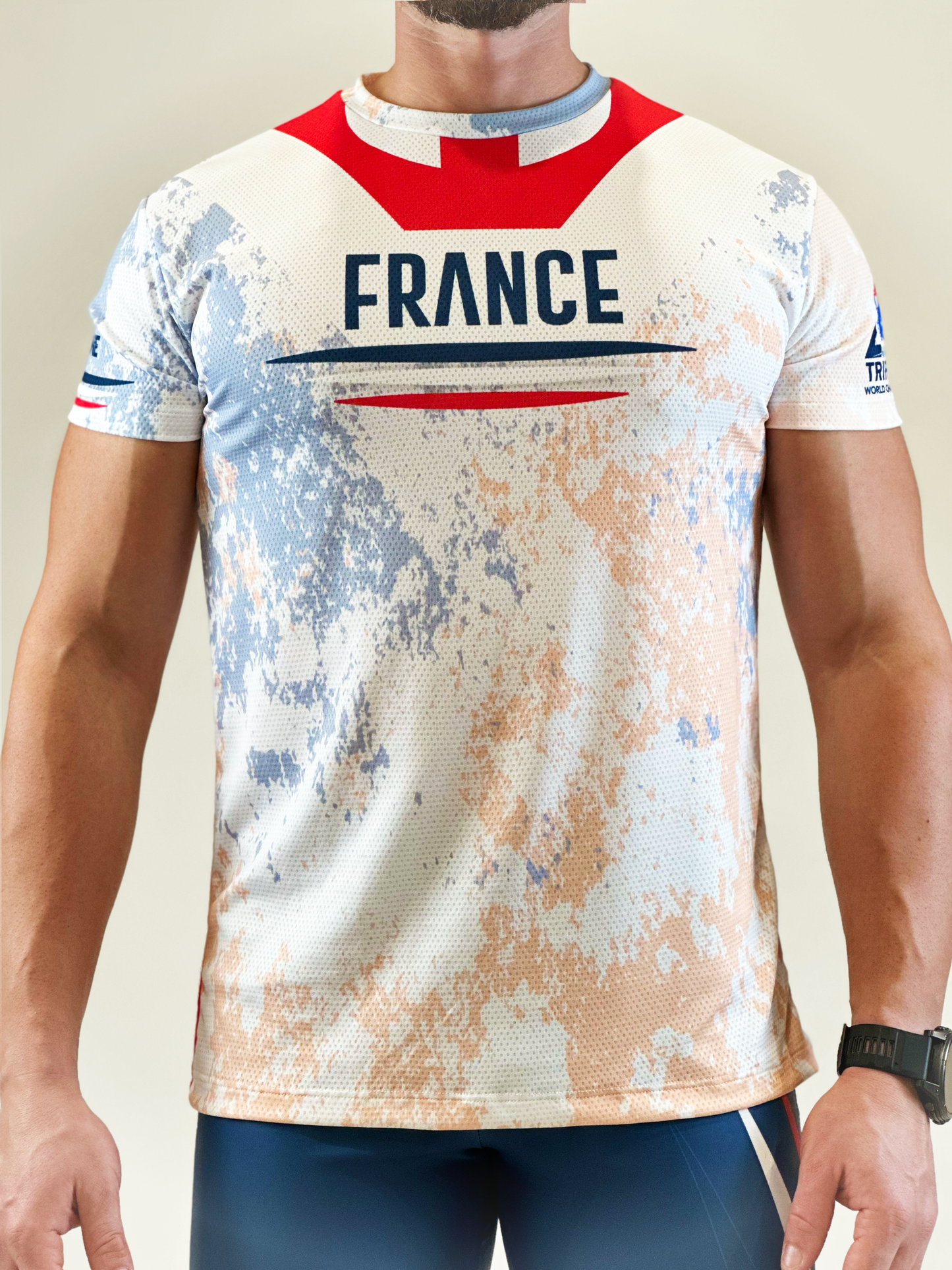 T-shirt Running France U/D SS24/25