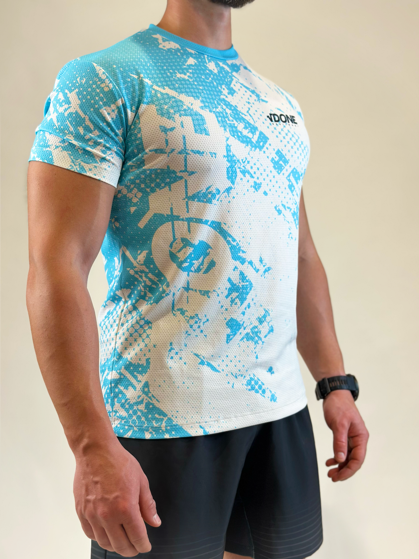 T-shirt Running LightBlu Bubble