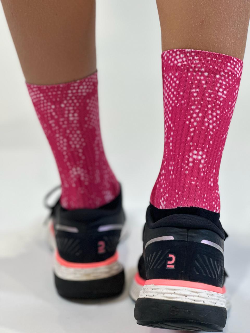Calza Fucsia Running