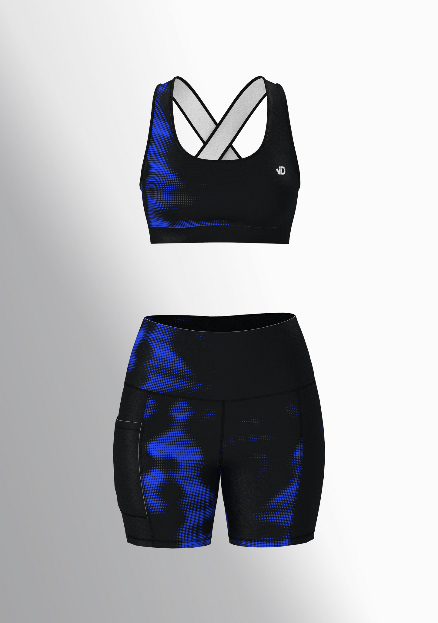 SET Donna Electric Blue Half Tone
