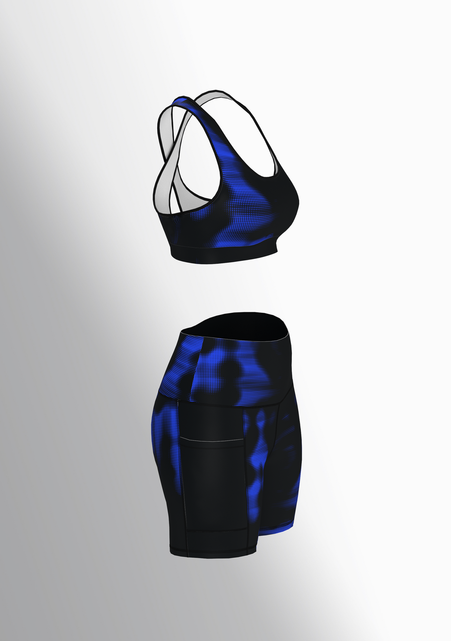 SET Donna Electric Blue Half Tone
