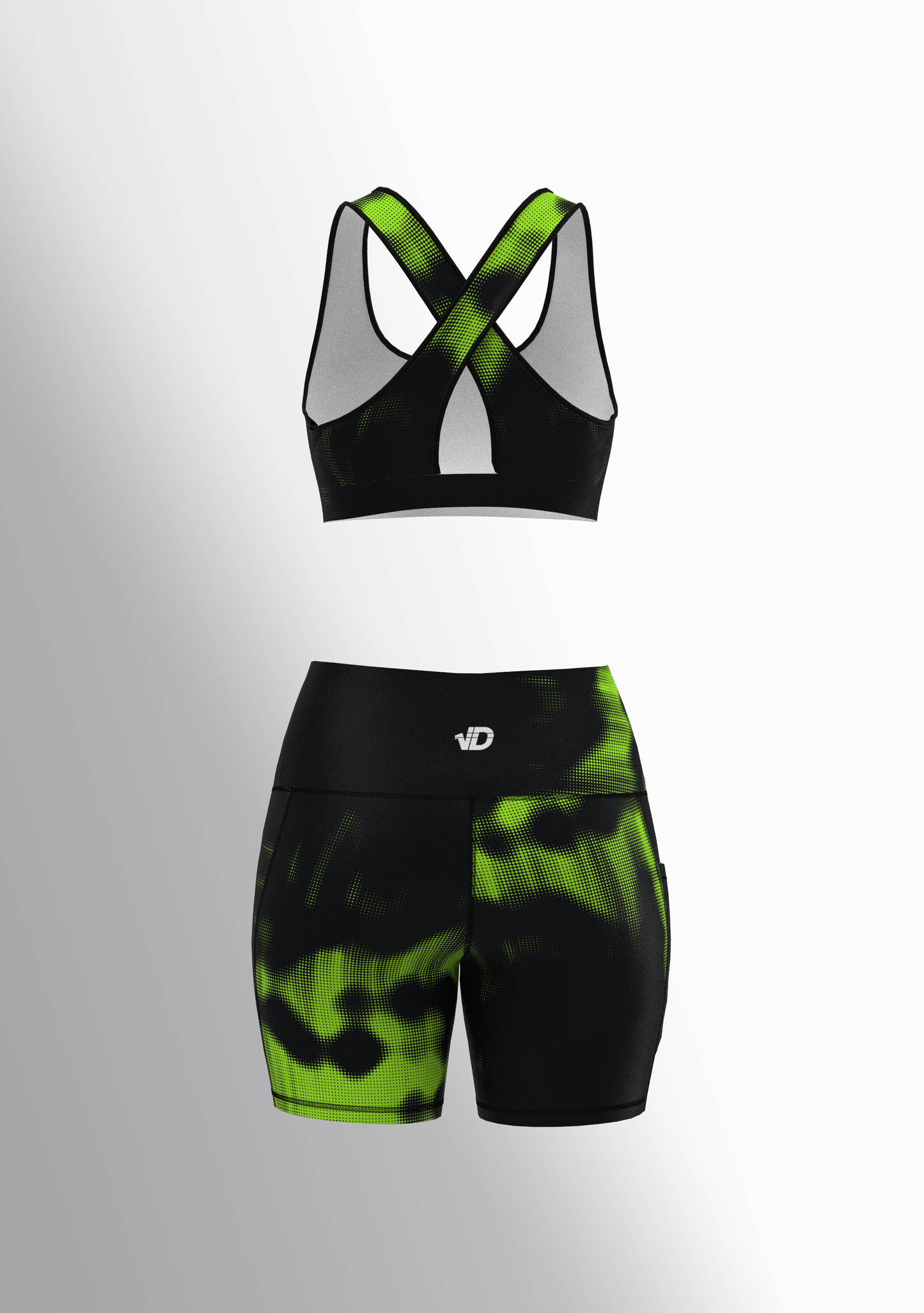 SET Donna Glam Green Half Tone