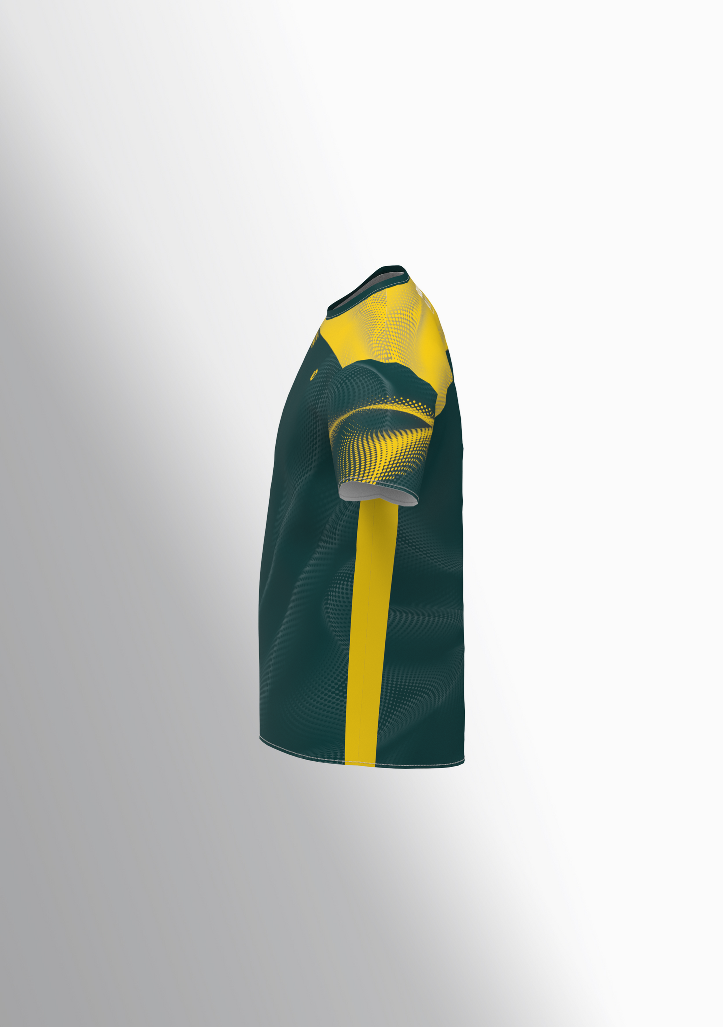 T-shirt Running Yellow Wave