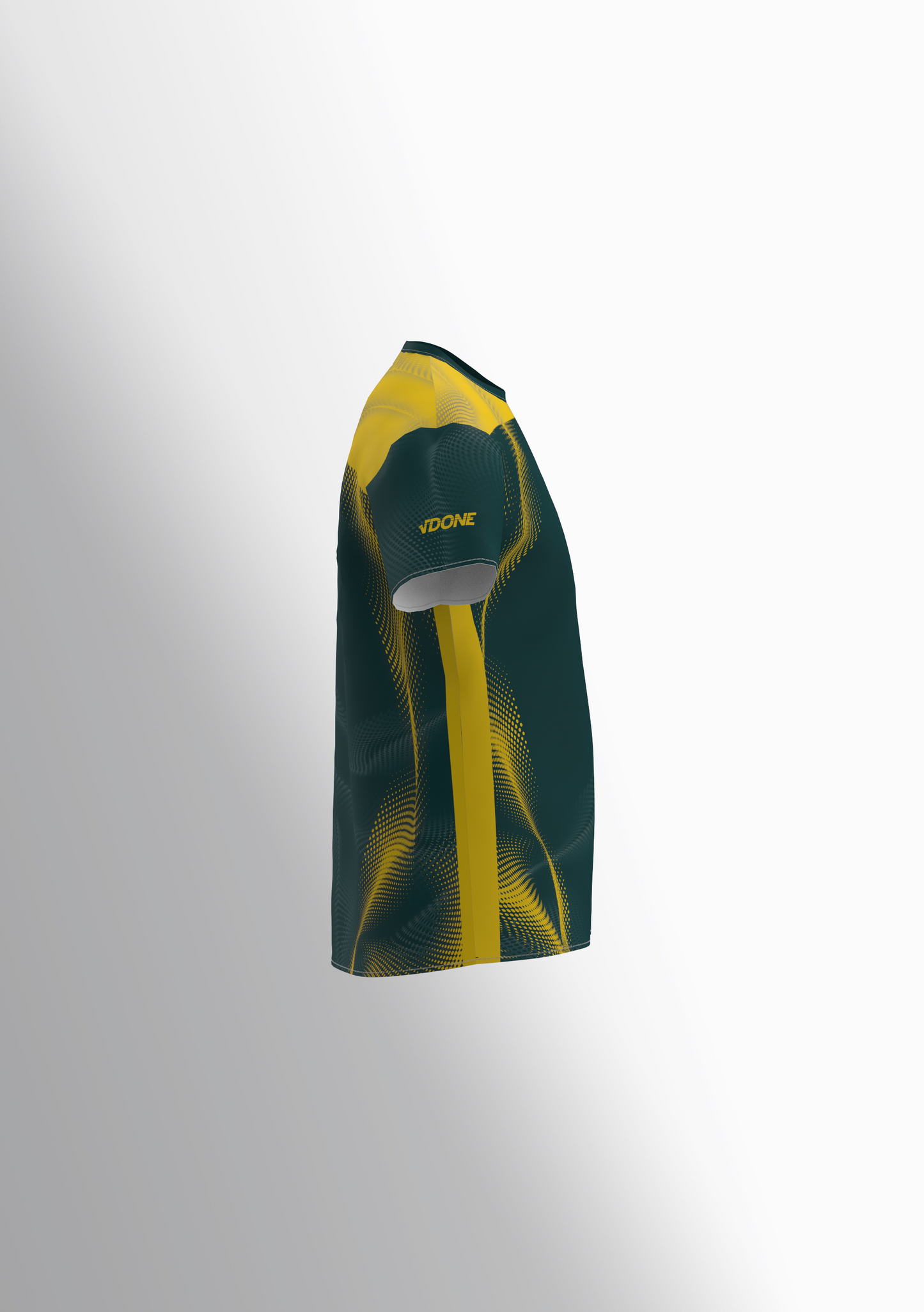 T-shirt Running Yellow Wave