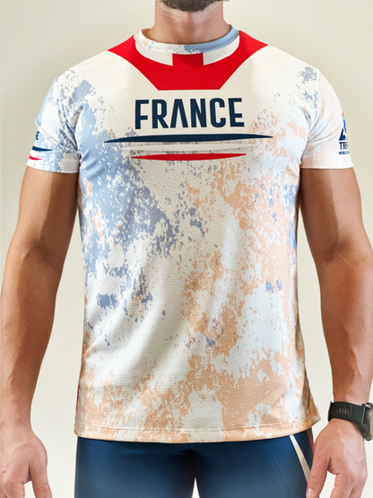 T-shirt Running France U/D SS24/25