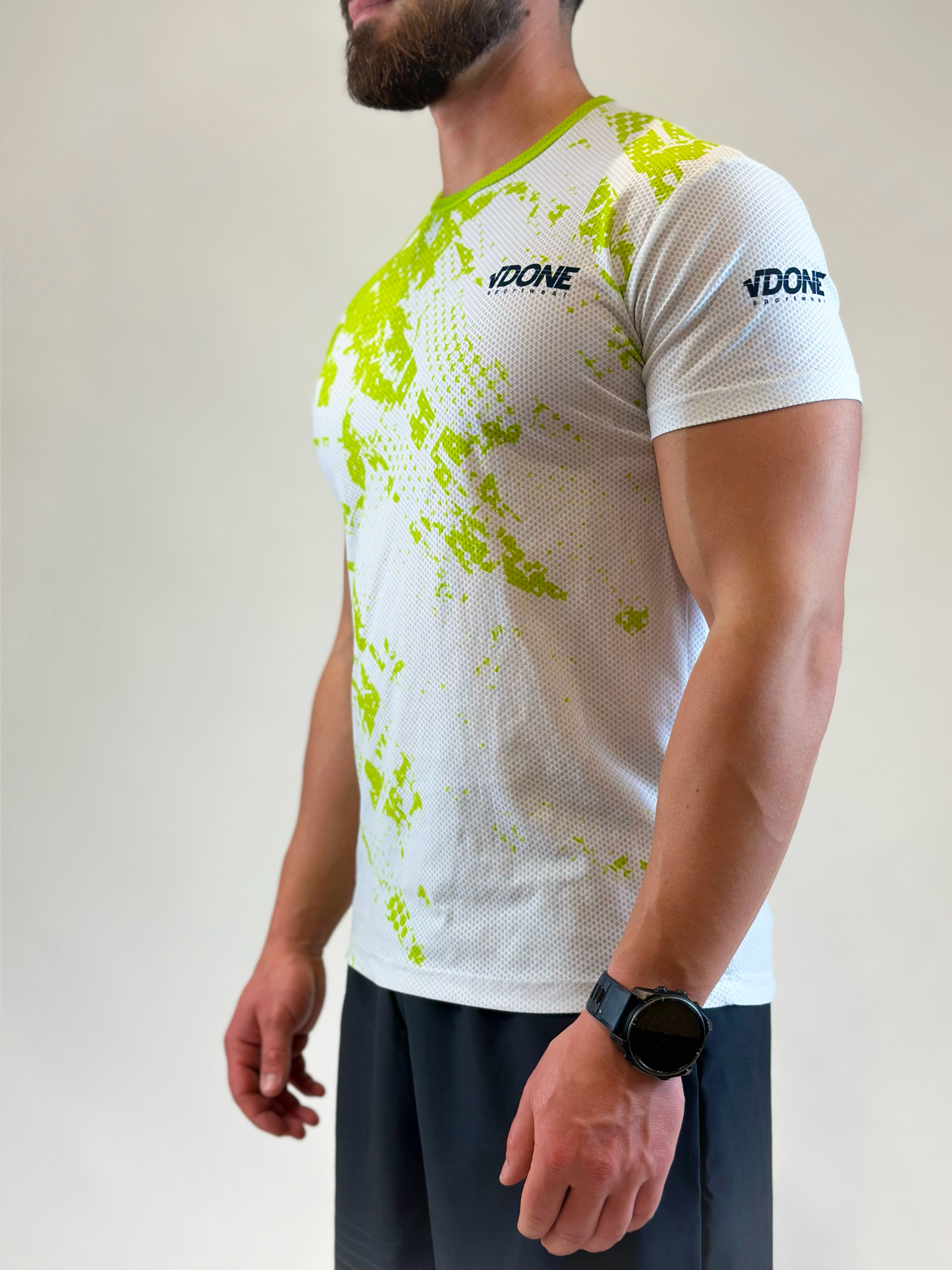 T-shirt Running Green Bubble