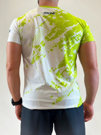 T-shirt Running Green Bubble