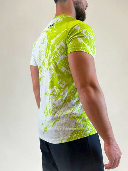 T-shirt Running Green Bubble
