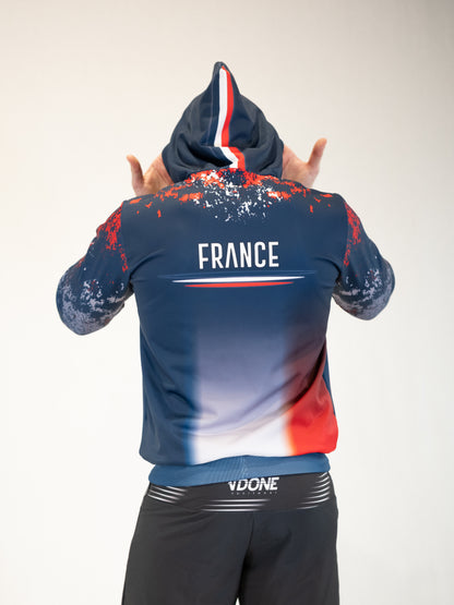 Felpa Cappuccio + Zip FRANCE