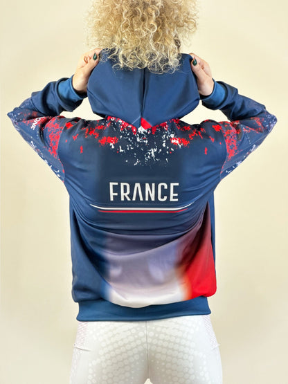Felpa Cappuccio + Zip FRANCE