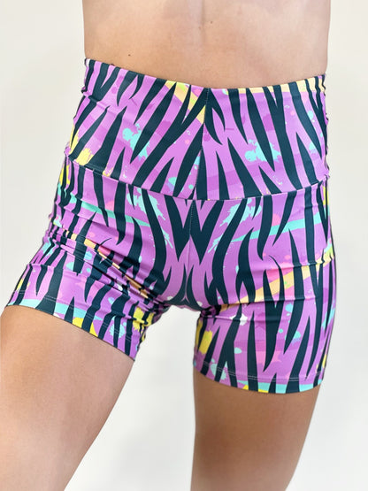 Shorts Purple Striple