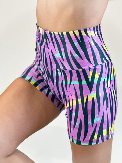 Shorts Purple Striple