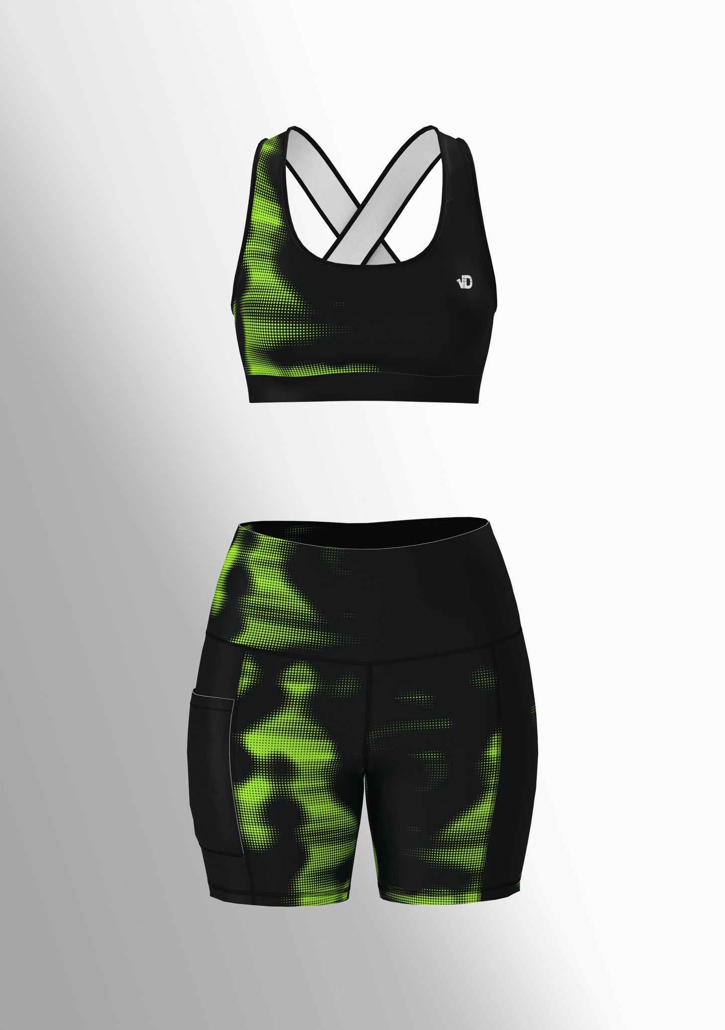 SET Donna Glam Green Half Tone