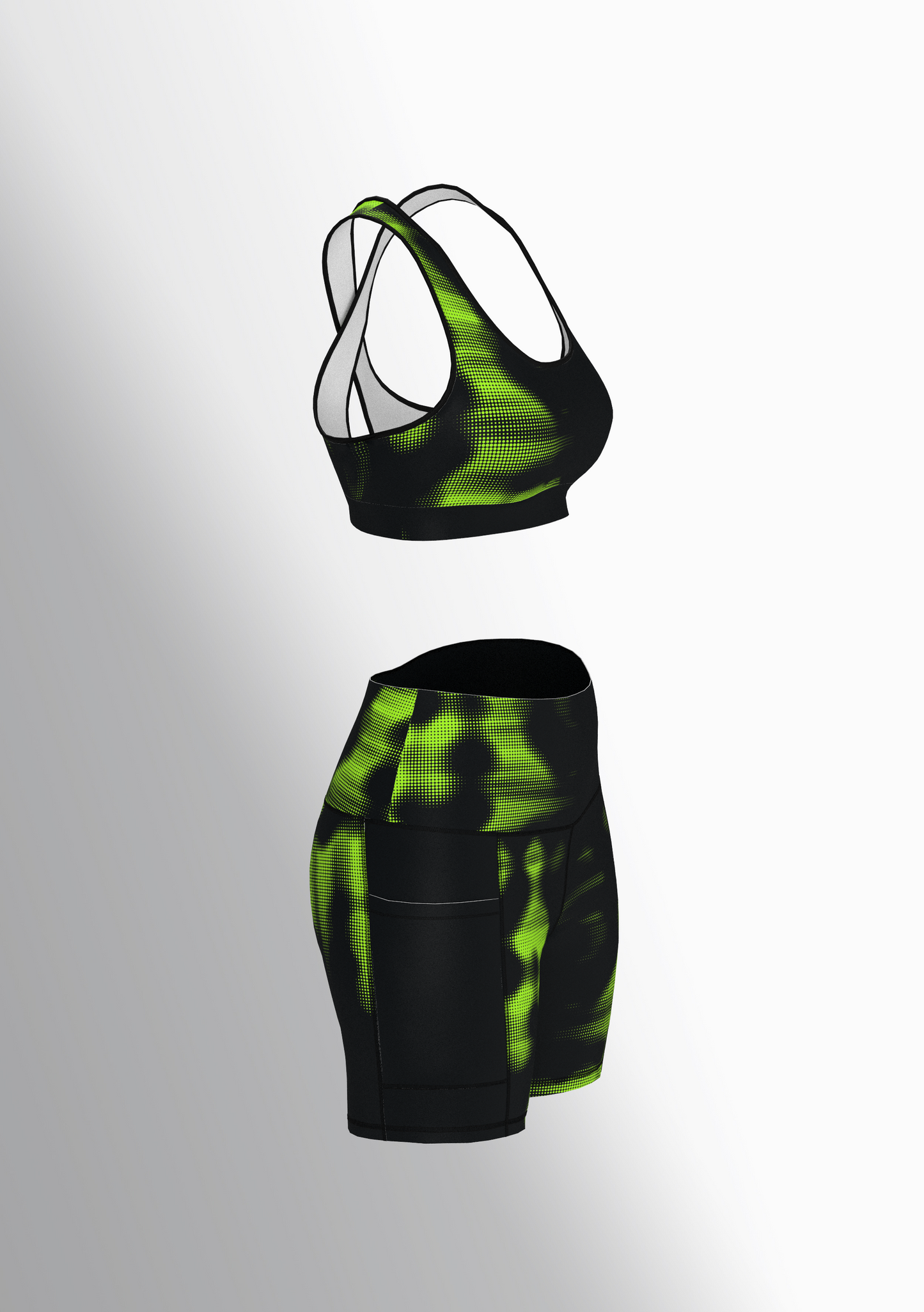 SET Donna Glam Green Half Tone